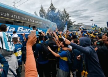 Boca ya llegó a Rio de Janeiro y espera la gran final copera con Fluminense