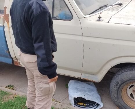 Guardia Urbana Rafaelina: cayeron dos “robacables”