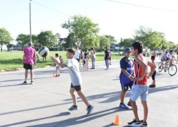 Plaza Deportiva reunió a toda la familia