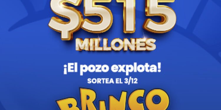 ¡EL BRINCO SIGUE CRECIENDO! EL DOMINGO SORTEARÁ $515 MILLONES ESTIMADOS