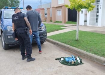 Un joven fue detenido tras robar una bomba de agua