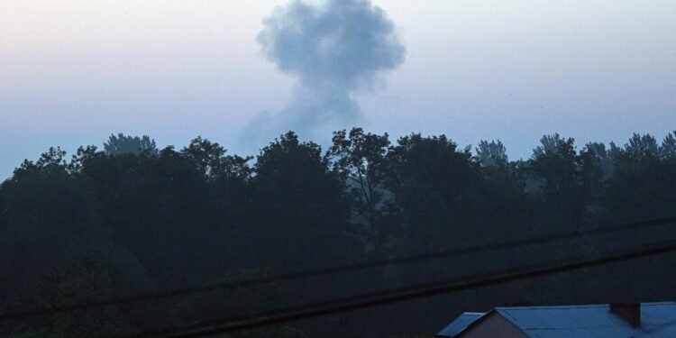 Ucrania anunció que dañó un buque de desembarco ruso