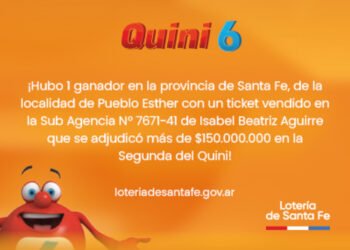 ¡UNA SUB AGENCIA DE PUEBLO ESTHER VENDIÓ UN PREMIO DE MÁS DE $150 MILLONES EN EL QUINI 6!