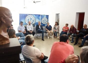 Agustín Rossi pasó por Rafaela