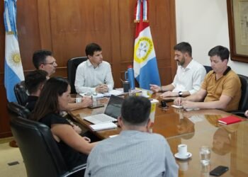 Leo Viotti recibió al Ministro de Ambiente y Cambio Climático, Enrique Estévez