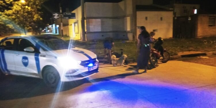 Motociclista lesionado por mala maniobra