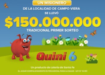 ¡UN APOSTADOR SE LLEVÓ $150 MILLONES EN EL QUINI 6!