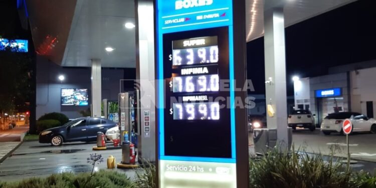 YPF aumentó un 36,20% promedio los combustibles en Rafaela