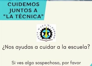 La Escuela Técnica Guillermo Lehmann pide colaboración de los vecinos contra los robos