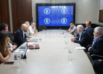 El ministro Puccini abordó temas del sector productivo con autoridades nacionales