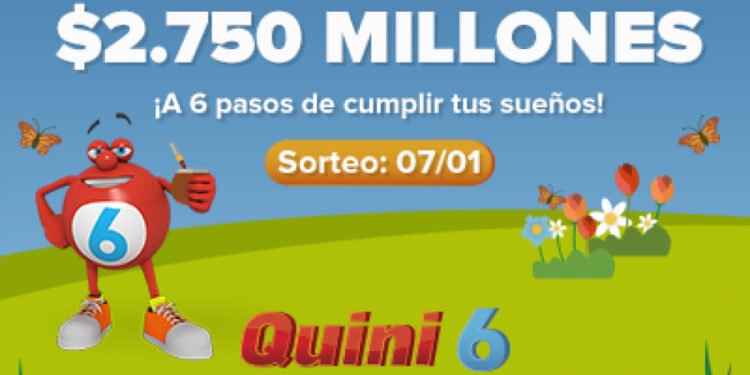 ESTE DOMINGO SE VIENE UN POZO DE $2.750 MILLONES ESTIMADOS EN EL QUINI 6