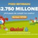 ESTE DOMINGO SE VIENE UN POZO DE $2.750 MILLONES ESTIMADOS EN EL QUINI 6
