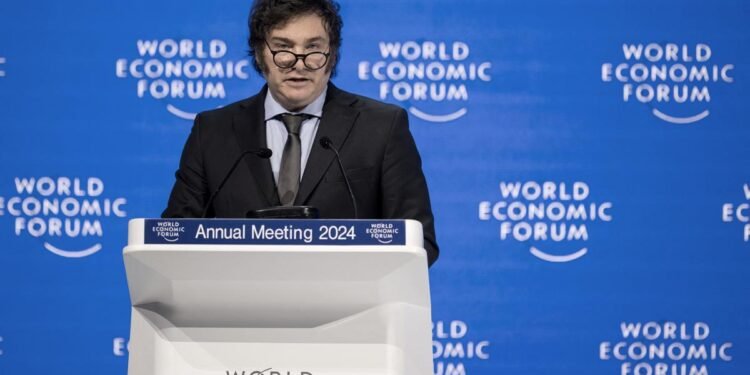 Davos: Milei defendió las políticas de mercado y el capitalismo: «Occidente está en peligro»