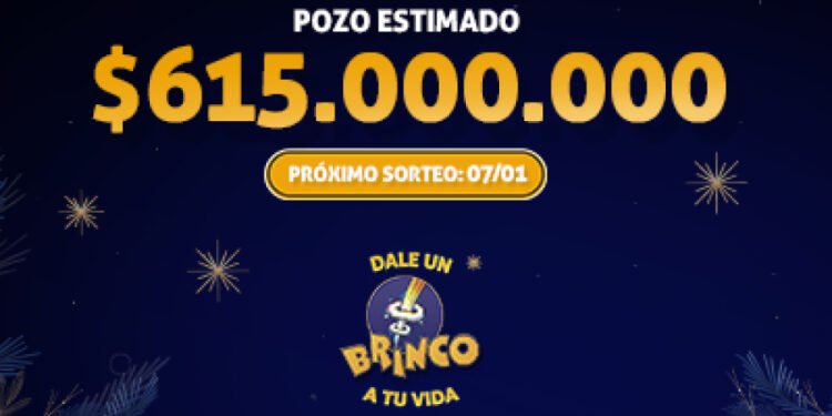 ¡EL POZO ESTÁ INCREÍBLE! EL BRINCO QUEDÓ VACANTE CON $615 MILLONES ESTIMADOS PARA EL PRÓXIMO SORTEO