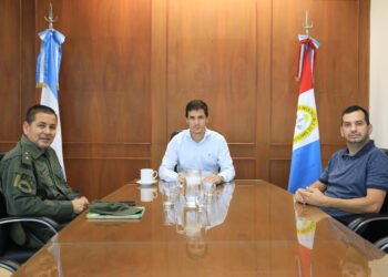 Viotti se reunió con el jefe del Escuadrón Rafaela de Gendarmería Nacional