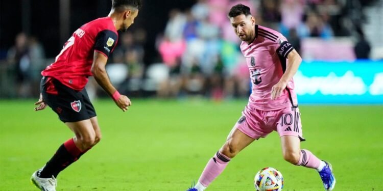 Inter Miami y Newell´s empataron en la fiesta rosarina de Messi