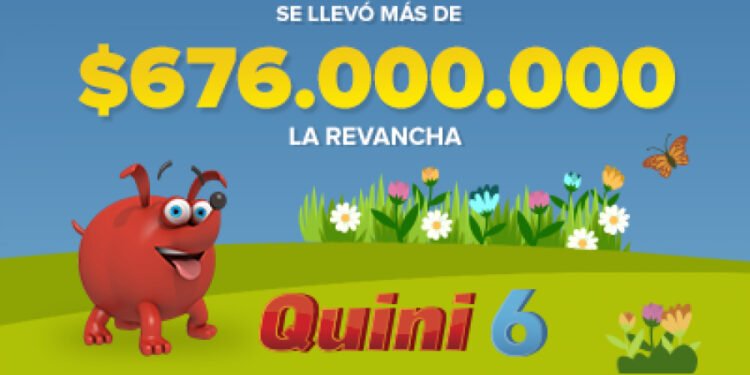 ¡UN APOSTADOR SE LLEVÓ MÁS DE $676 MILLONES EN EL QUINI 6!