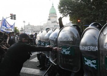 Bullrich defendió el operativo de seguridad y sostuvo que es necesario «mantener el orden»