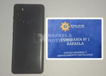 Secuestraron un celular que había sido robado en un asalto a mano armada