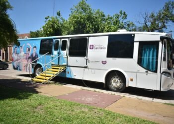El Ómnibus Sanitario visita barrio Virgen del Rosario
