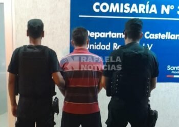 Agarraron a un sujeto con una computadora robada