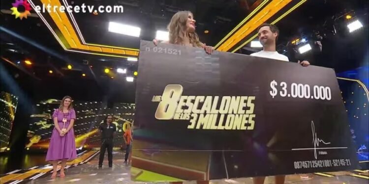 Una rafaelina ganó $3 millones en los 8 escalones