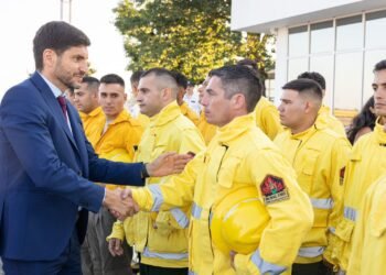 Santa Fe envió brigadistas a Esquel para la lucha contra el fuego