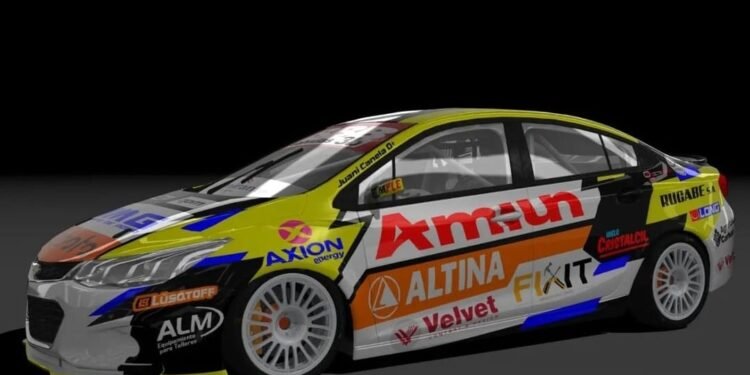 Juani Canela mostró el diseño del Cruze con el que debutará en la Clase 3 del TN