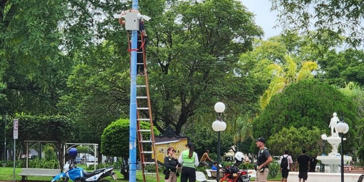 Refuerzan sistema de videovigilancia en el anillo de la plaza 25 de Mayo