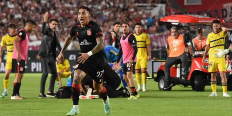 Dramático momento en Estudiantes-Boca y partido suspendido
