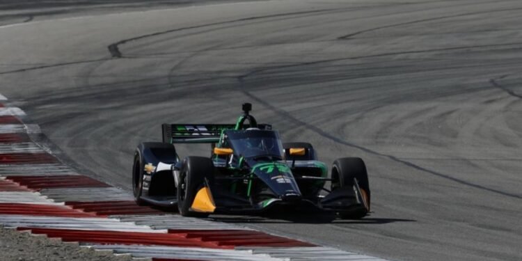 Canapino fue décimo en la presentación de IndyCar en The Termal