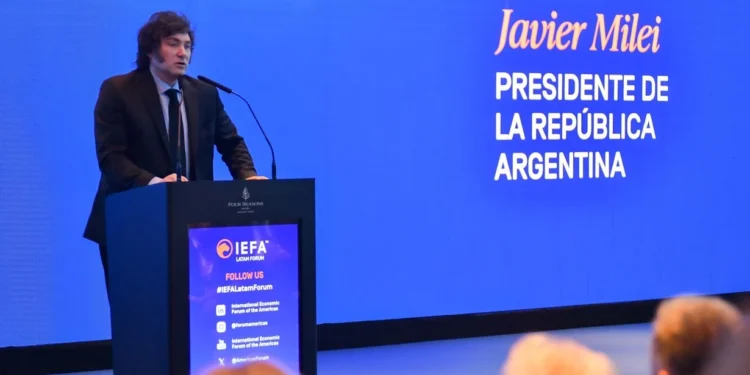 Milei: «Argentina vivió durante 20 años bajo un régimen populista salvaje»