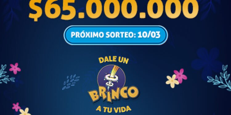 ¡SE VIENE UN POZO DE $65 MILLONES ESTIMADOS ESTE DOMINGO EN EL BRINCO!