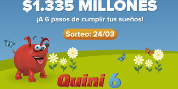 ¡EL QUINI 6 SORTEARÁ $1.335 MILLONES ESTIMADOS ESTE DOMINGO!