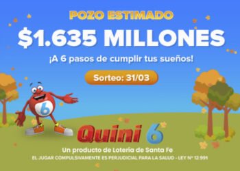 ¡EL QUINI QUEDÓ VACANTE! ¡SE VIENE UN POZO ESTIMADO DE $1.635 MILLONES!