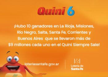 ¡EL SIEMPRE SALE DE QUINI 6 TUVO 10 GANADORES EN TODO EL PAÍS!
