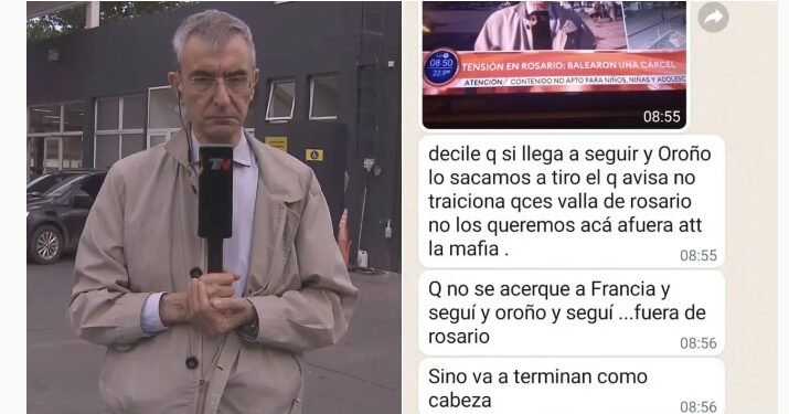 Rosario: amenazaron de muerte a Nelson Castro y al equipo de TN