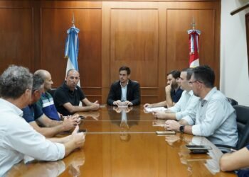 Leonardo Viotti encabezó una reunión clave con dirigentes de Atlético Rafaela