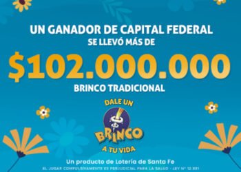 ¡UN AFORTUNADO APOSTADOR SE LLEVÓ MÁS DE $102 MILLONES EN EL BRINCO!