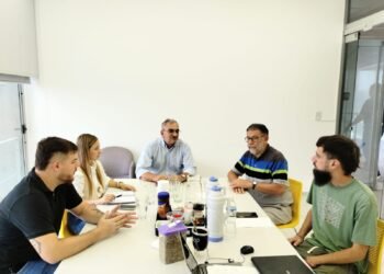 Calvo se reunió con el rector de la UNRaf