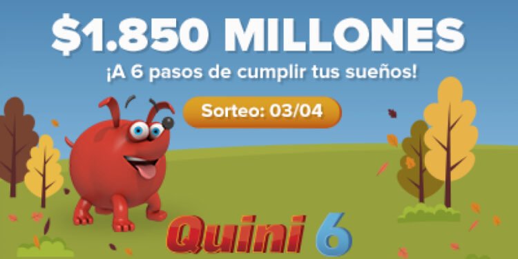 ESTA NOCHE SE VIENEN LOS $1.850 MILLONES ESTIMADOS DEL QUINI 6