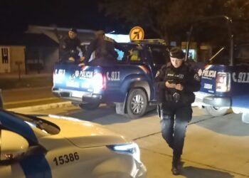 Trabajo articulado para detener a un ladrón