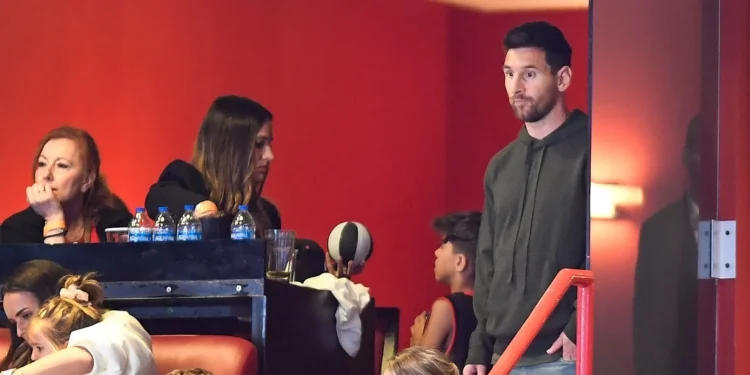 Messi viral: fue a ver un partido de Miami Heat y revolucionó la NBA