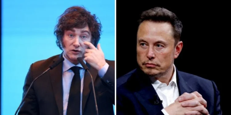 Javier Milei se reúne con Elon Musk en una fábrica de Tesla en Texas