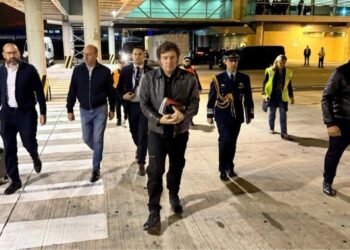 Javier Milei llegó a Miami para recibir la distinción de la comunidad Jabad Lubavitch