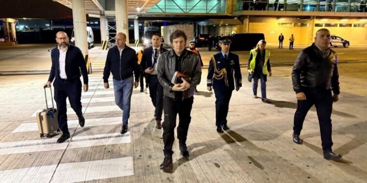 Javier Milei llegó a Miami para recibir la distinción de la comunidad Jabad Lubavitch