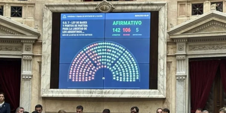 Cómo votó cada bloque en Diputados y cómo lo hará en la votación en particular