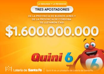 ¡TRES APOSTADORES SE REPARTIERON CASI $1.600 MILLONES EN EL QUINI 6!
