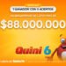 UN BONAERENSE SE LLEVÓ MÁS DE $88 MILLONES EN EL QUINI 6