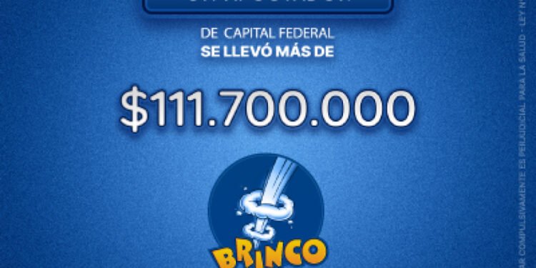 ¡UN AFORTUNADO APOSTADOR SE LLEVÓ MÁS DE $111 MILLONES EN EL BRINCO!
